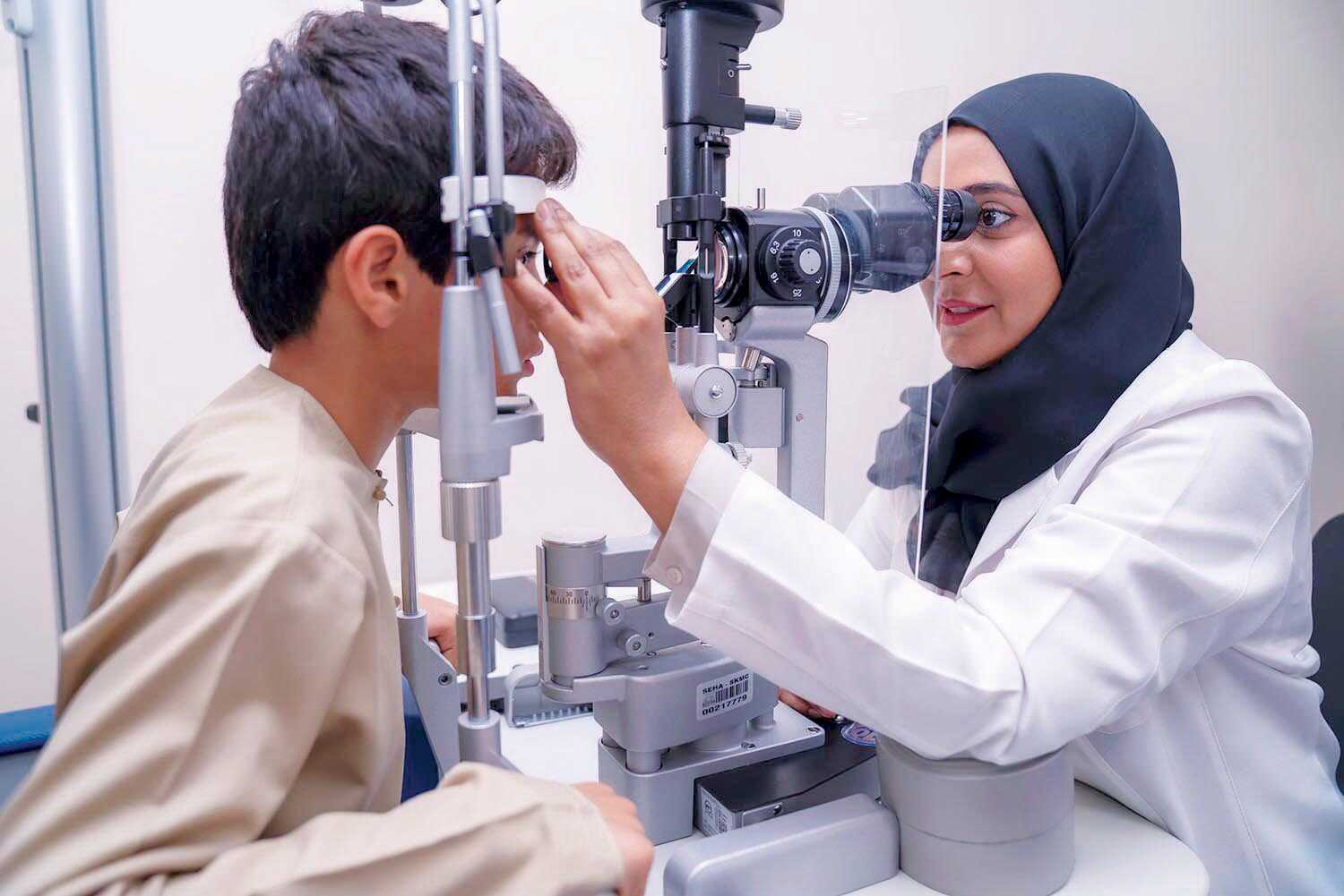 صورة توضيحية لعيادة العيون